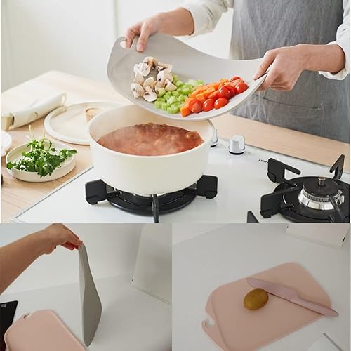 Miniatura 3 de ODORI Index Juego de tablas de cortar de TPU con soporte de 9.44 x 15.15 pulgadas