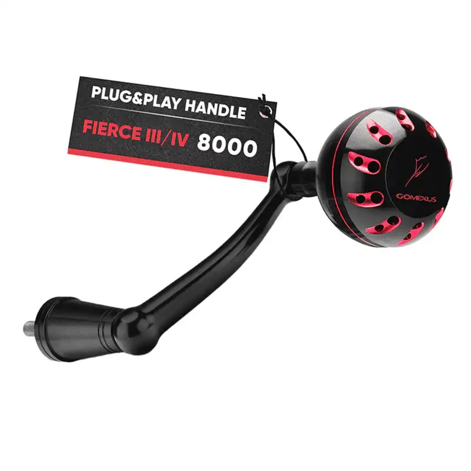 GOMEXUS Power Handle Mango Carrete para Penn Spinfisher Vi VII [SPNF]/ Slammer III IV [SLM]/ Battle II&III [BTL]/ Battle III DX [BTL]/ Pursuit III/IV [PST]/ Fierce III&IV 1000-105000[FRC]