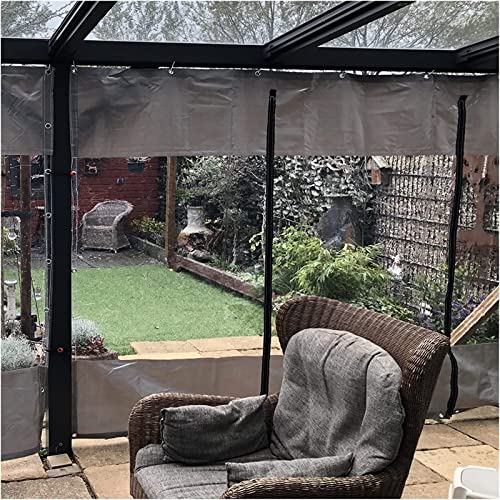Bâche transparente PVC 0,5mm pour pergolas et terrasses étanches 440x220cm - 7