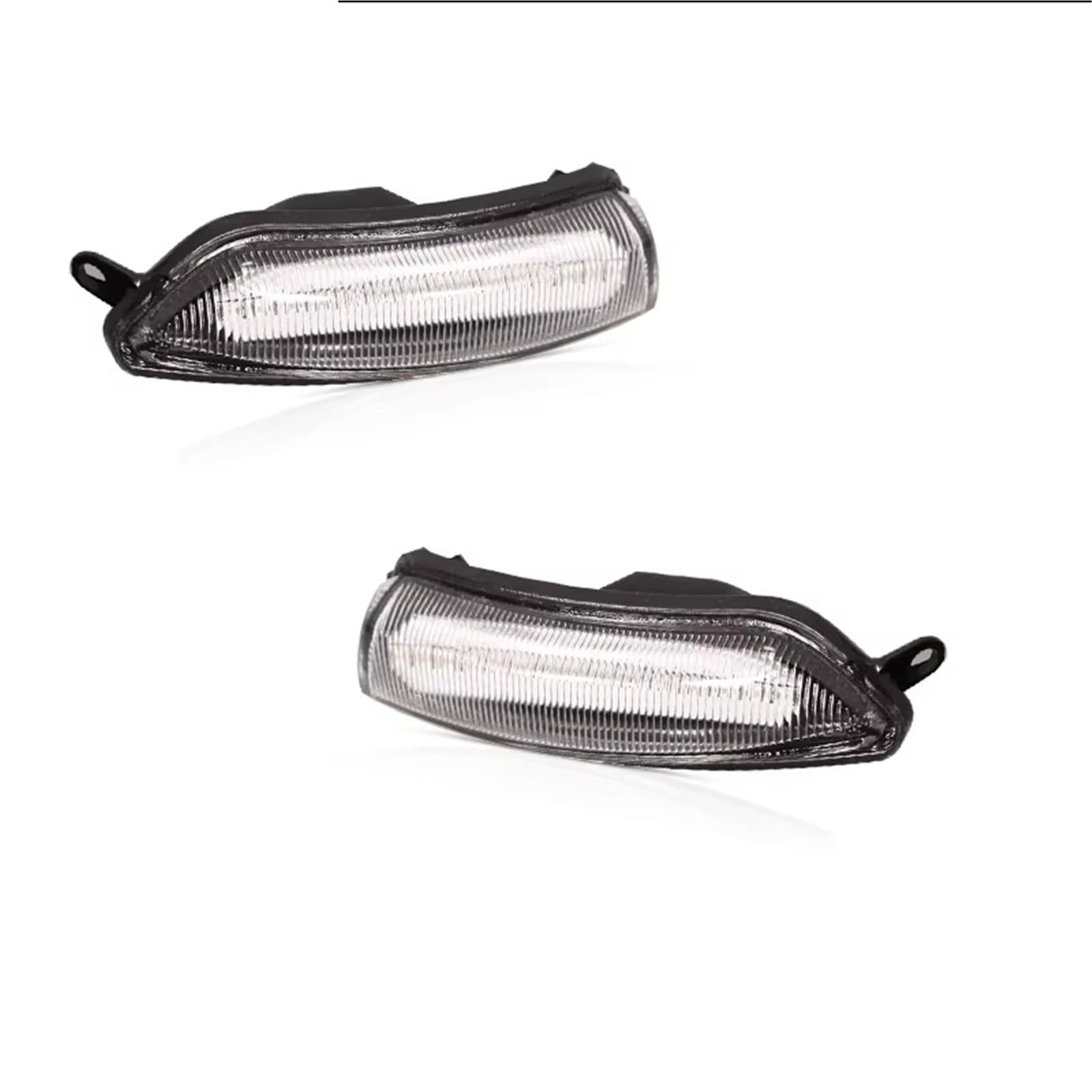Traseras Piloto Traser Para Chrysler 300 2011-2020 Luces Indicadoras De Espejo Retrovisor Lateral Delantero LED Ámbar Secuenciales Intermitentes 12 V(Clear Lens)