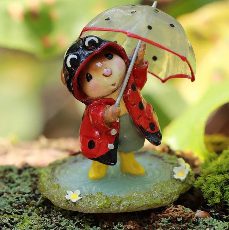 Wee Forest Folk M-758b Lady Bug Puddle Jumper