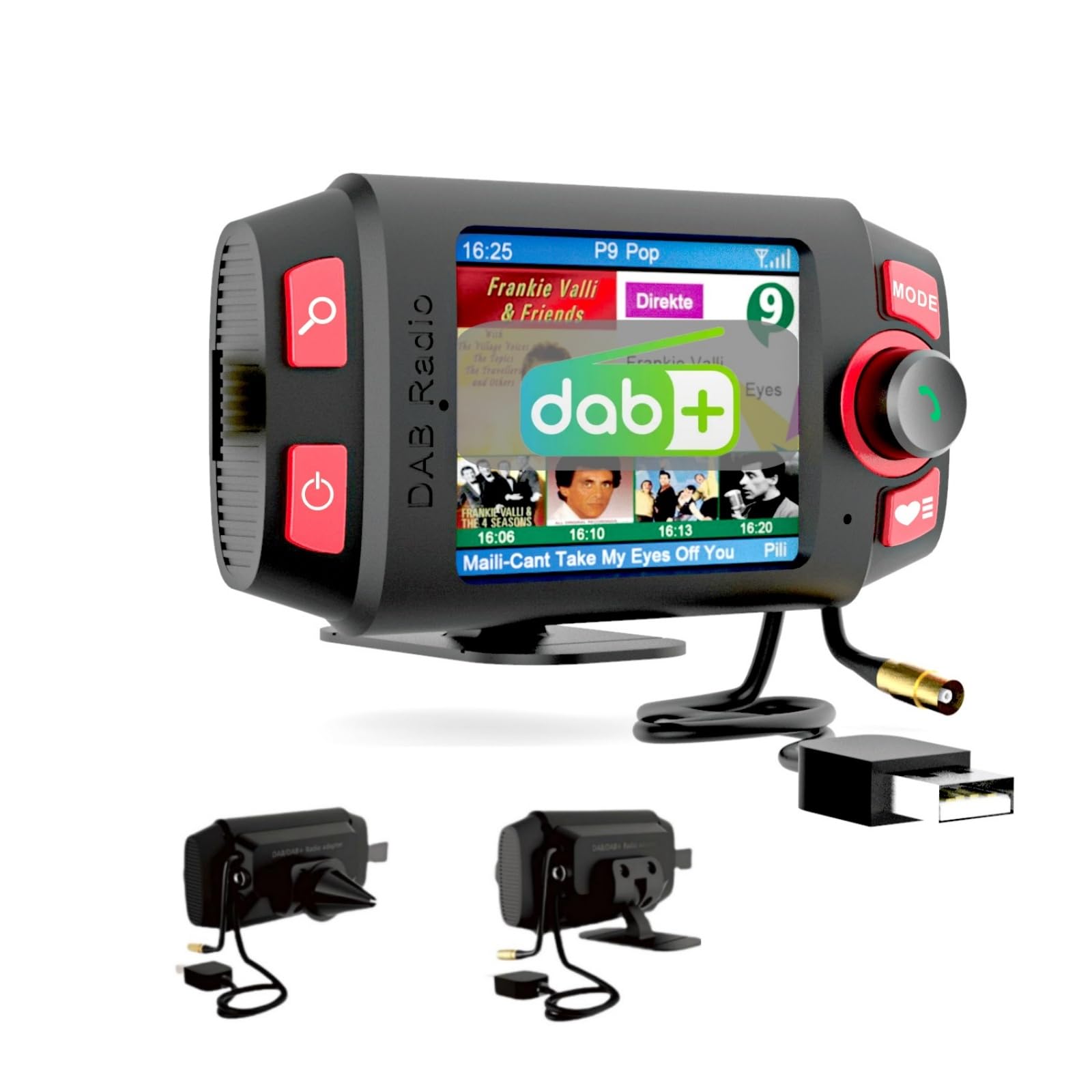 Epronic 2.4" LCD Screen DAB/DAB Radio Adapter For Car, DAB Radio - View #8