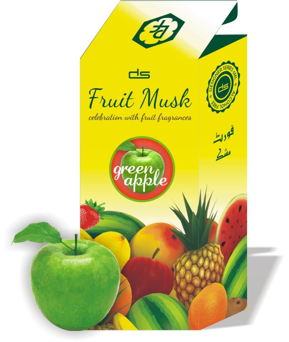 Parag Fragrances Green Apple 6ml Long Lasting Attar (Alcohol Free)