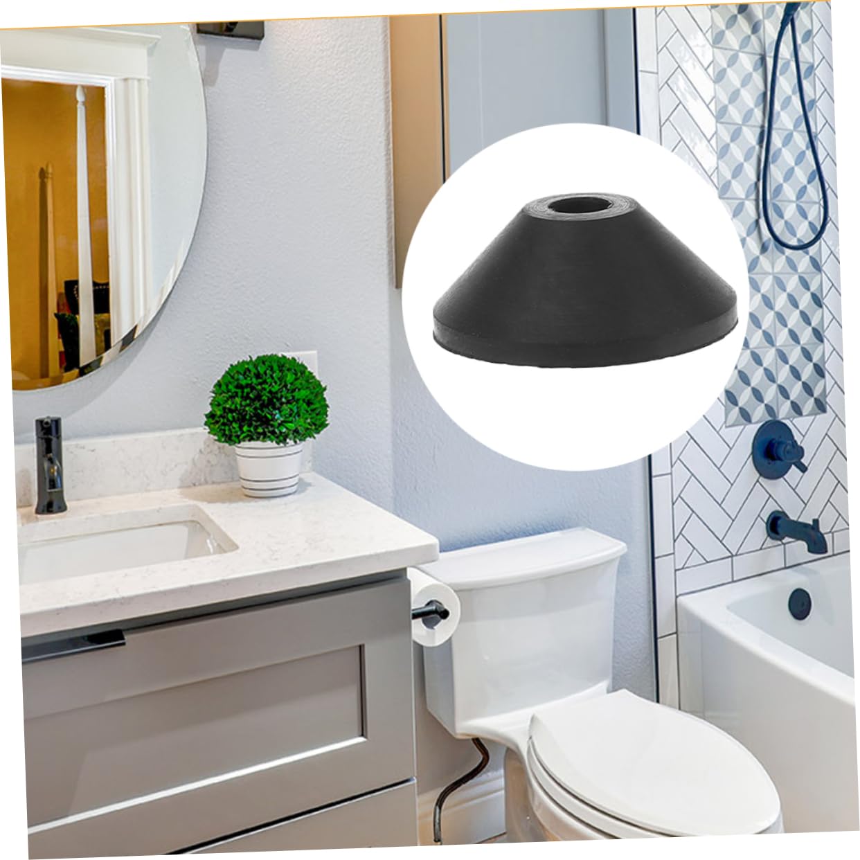 jojofuny 150pièces Rondelles Caoutchouc Coniques Pour Vis De Réservoir Toilettes Étanches Faciles à Installer Idéales Pour Réparation De Chasses Eau Et Robinetterie