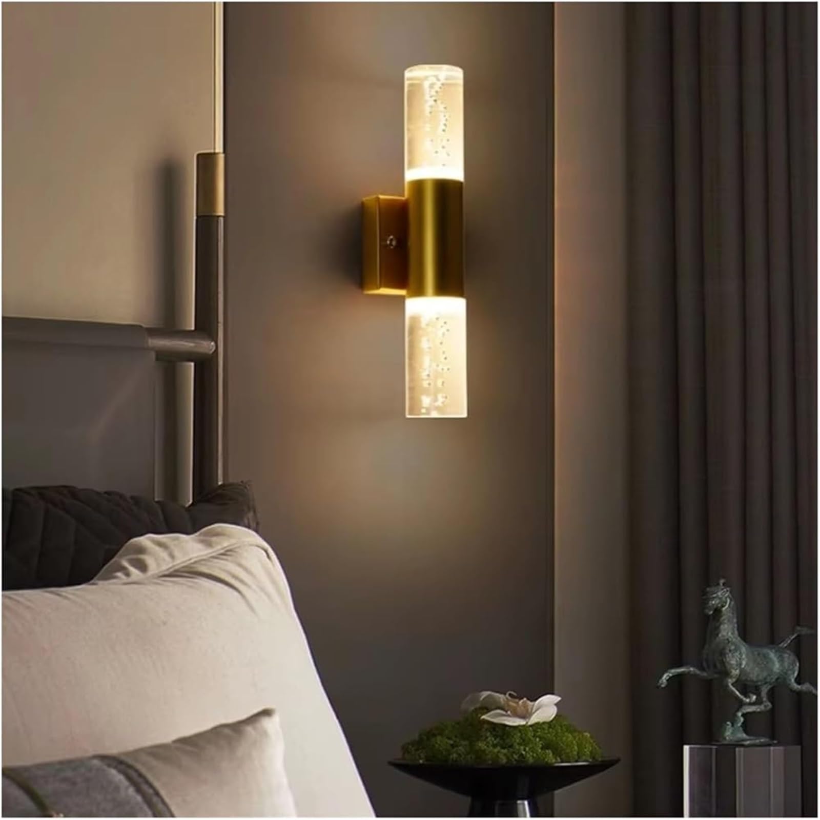 Lampade Parete a MODICA CRYDLE LED CRYSLE del SOGNALI Camera BAGGI Gold/Silla PERCHI DELL'ARLIGHITÀ in Interno LUCIMENTO LUCIFICI Moderno (Luce Cool)