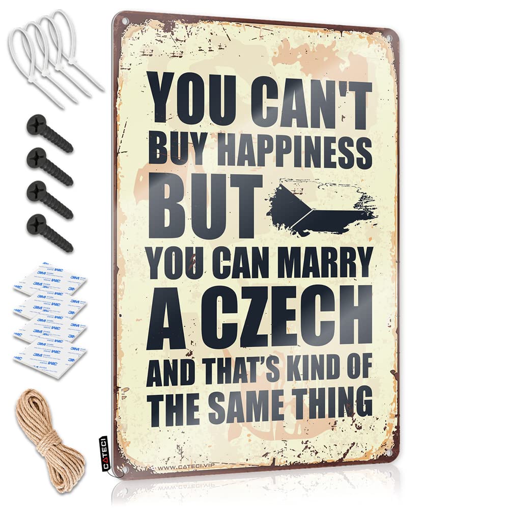 Saraheve Targa Vintage In Latta 30,5 X 20,3 Cm – Scritta Divertente In Inglese 'You Can't Buy Happiness But You Can Buy Board Games' – Decorazione Retrò Per Casa, Bar, Pub, Cucina