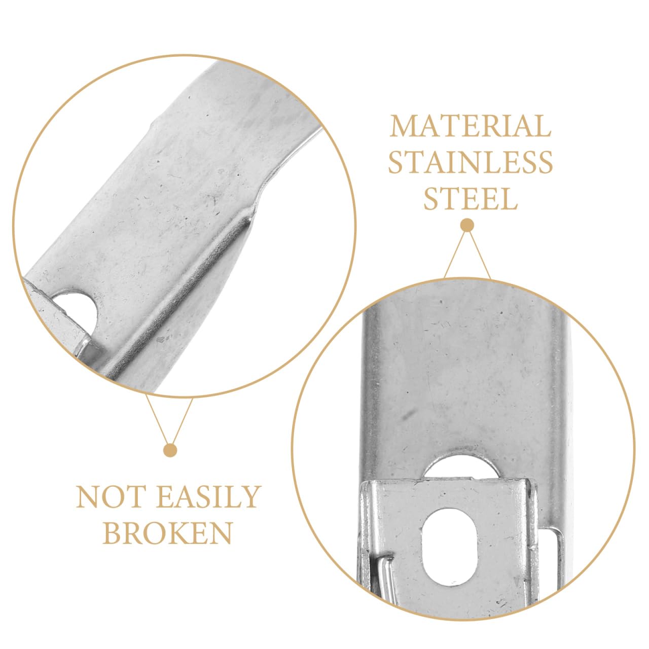 Hemobllo 10 Stück Federklemmen für Einbauleuchten Downlights | Werkzeuglose Montage, sicherer Halt, LED Deckenleuchten, Downlights Einbaustrahler, stabile Halterung, Ersatzfedern