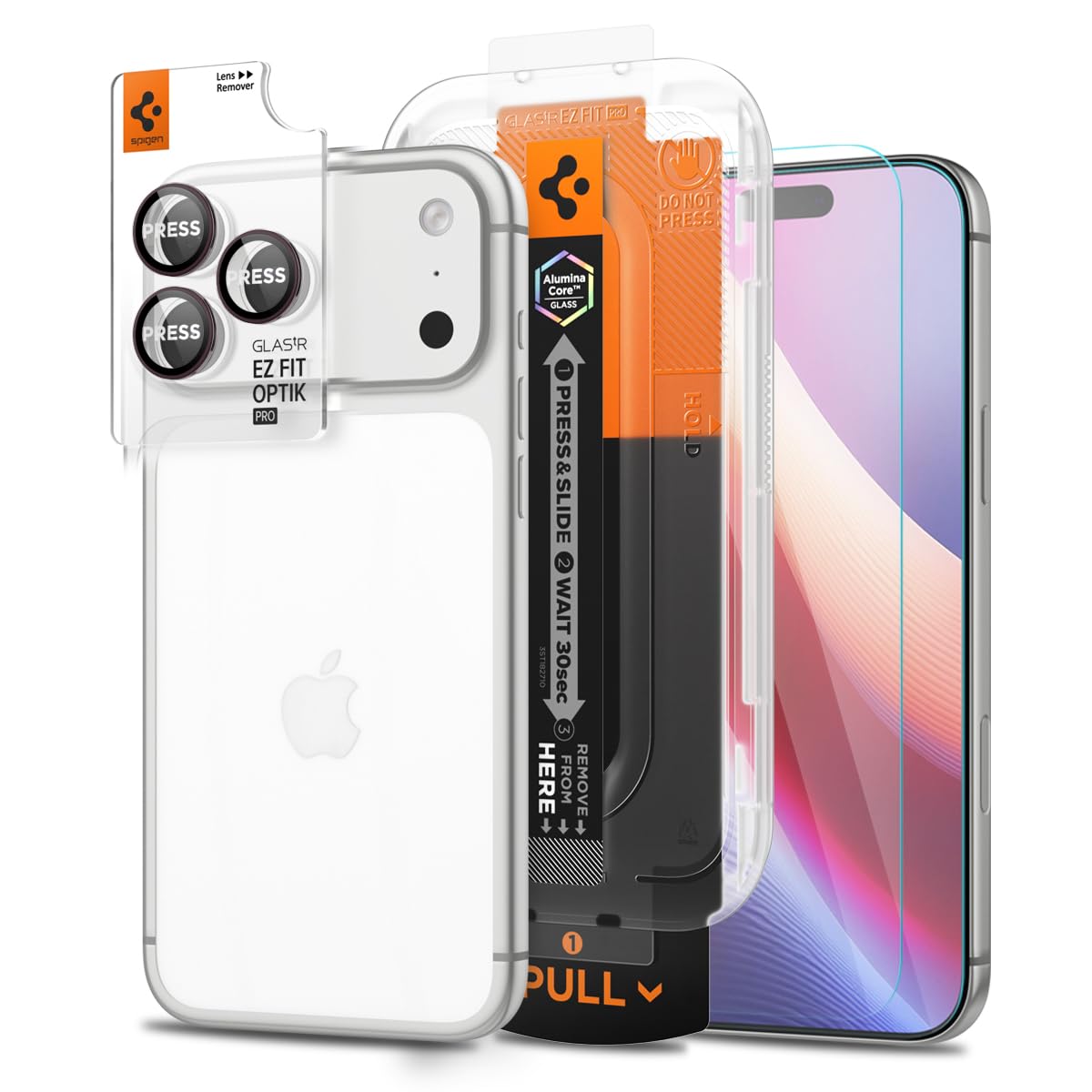 Spigen Pacchetto protezioni per schermo e fotocamera iPhone 18 Pro Max