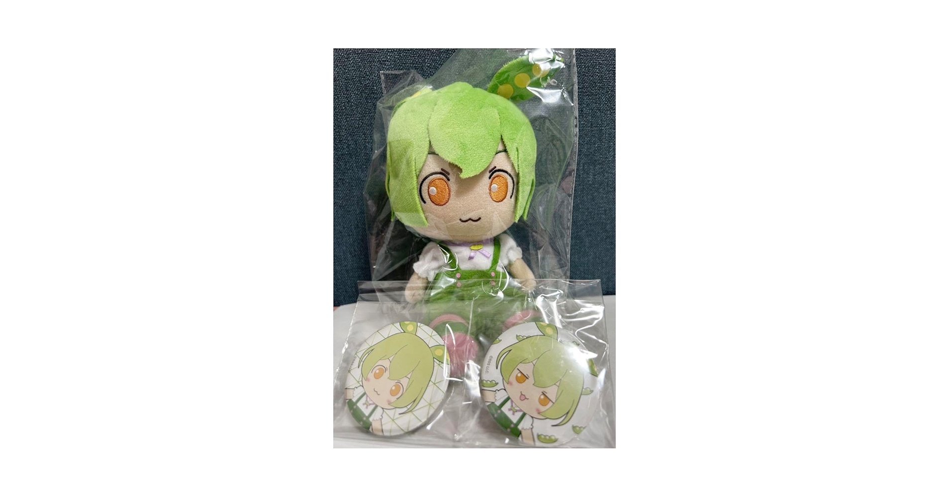 AHS ずんだもん おすわりぬいぐるみ 缶バッジ付き Amazon.co.jp: ずんだもん おすわりぬいぐるみ 缶バッジ付き