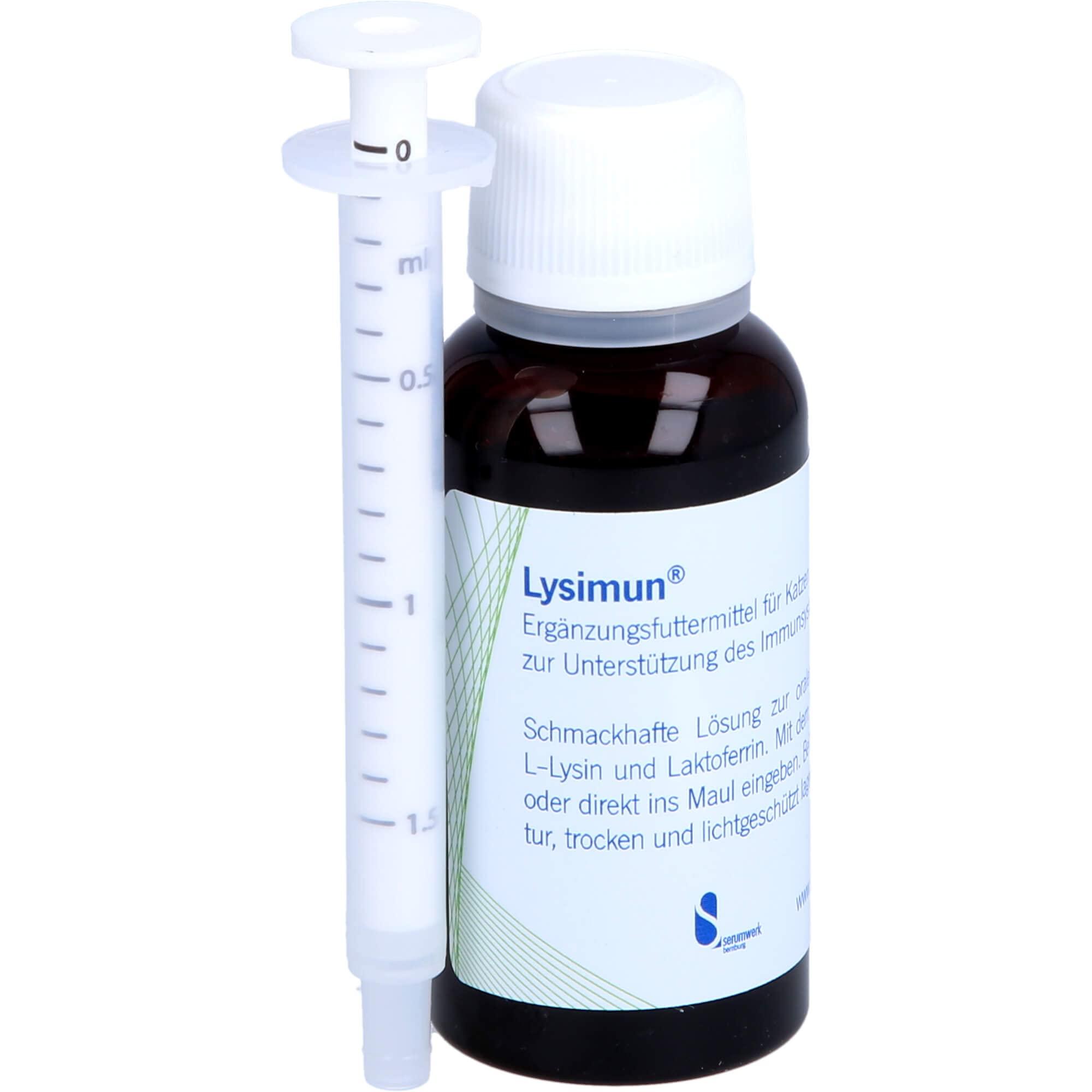 Lysimun Ergänzungsfuttermittel für Katzen, 30 ml Solución