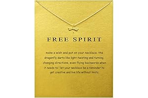 Gold Dragonfly Friendship Necklace