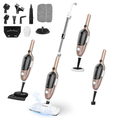 Mxnsewr 11-in-1 Handheld Steam Cleaner, Rose Gold
