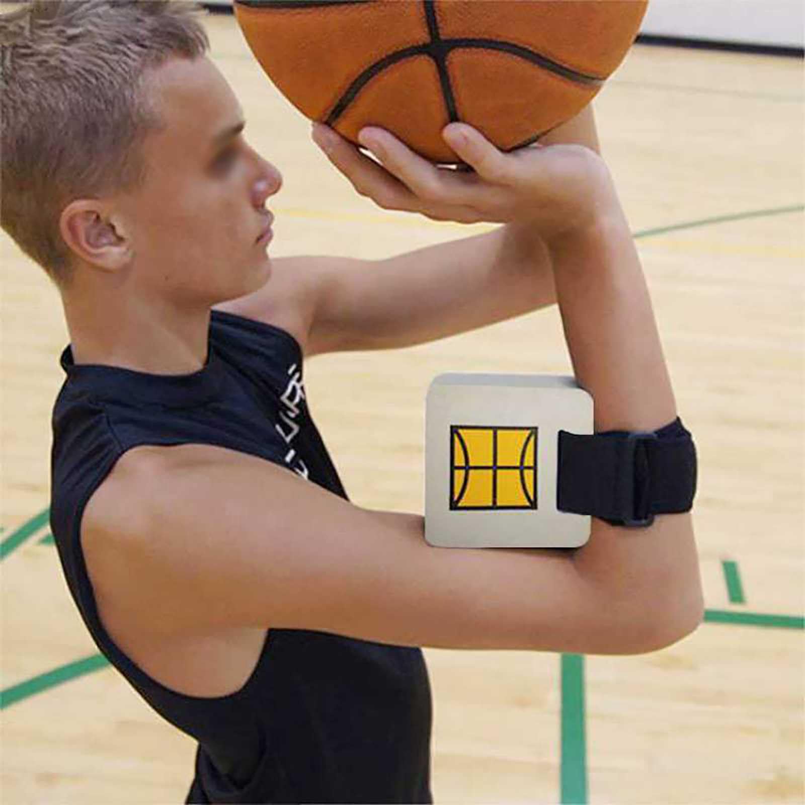 Ayudas para Tirar Ajustable, Entrenamiento Baloncesto Ligero No Lastima La Piel CóModo, 90° Ayuda De Tiro EstáNdar CientíFica Pizarra Baloncesto Entrenador Duradero