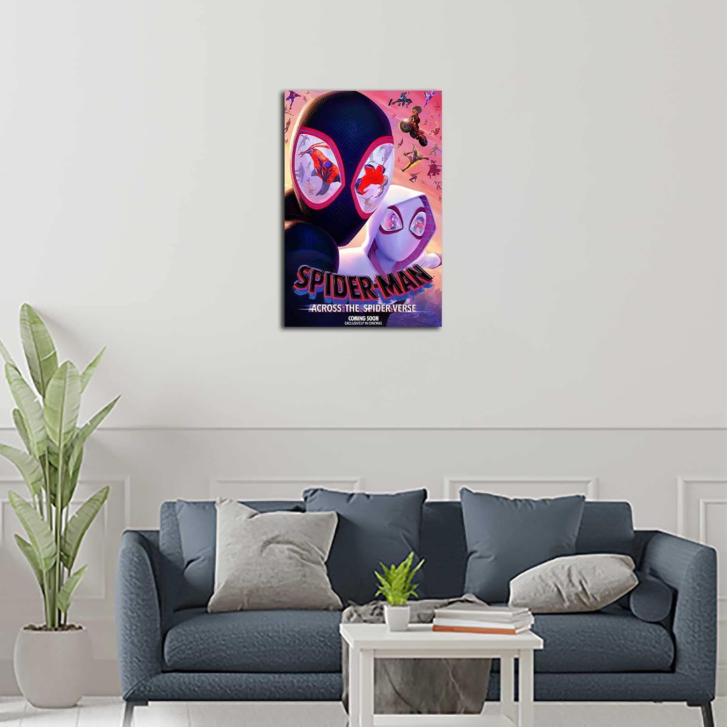 2023 Spider Movie Man Across The Spider-Verse Poster Canvas Wall Art Decoration for Kids' Room or Living Room Fans' Collection Posters (Canvas Roll 16x24 inch) image 2