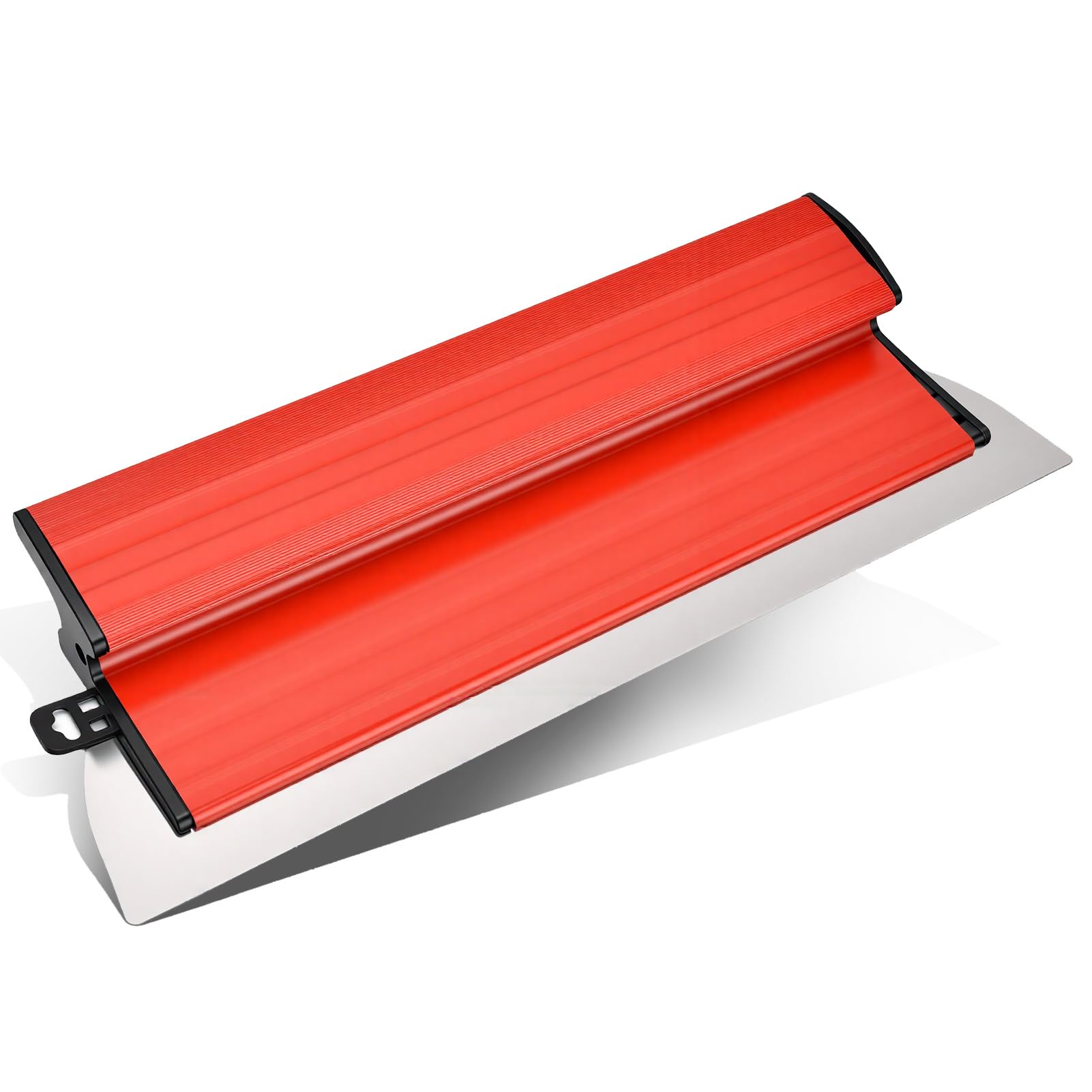 Lame à Enduire Professionnelle 40cm, Couteau à Lisser Enduit, Spatule Lissage pour Cloisons Sèches, Acier Inoxydable 0.35mm, Poignée Ergonomique Z, Outil Parfait Plâtrage Mur et Plafond