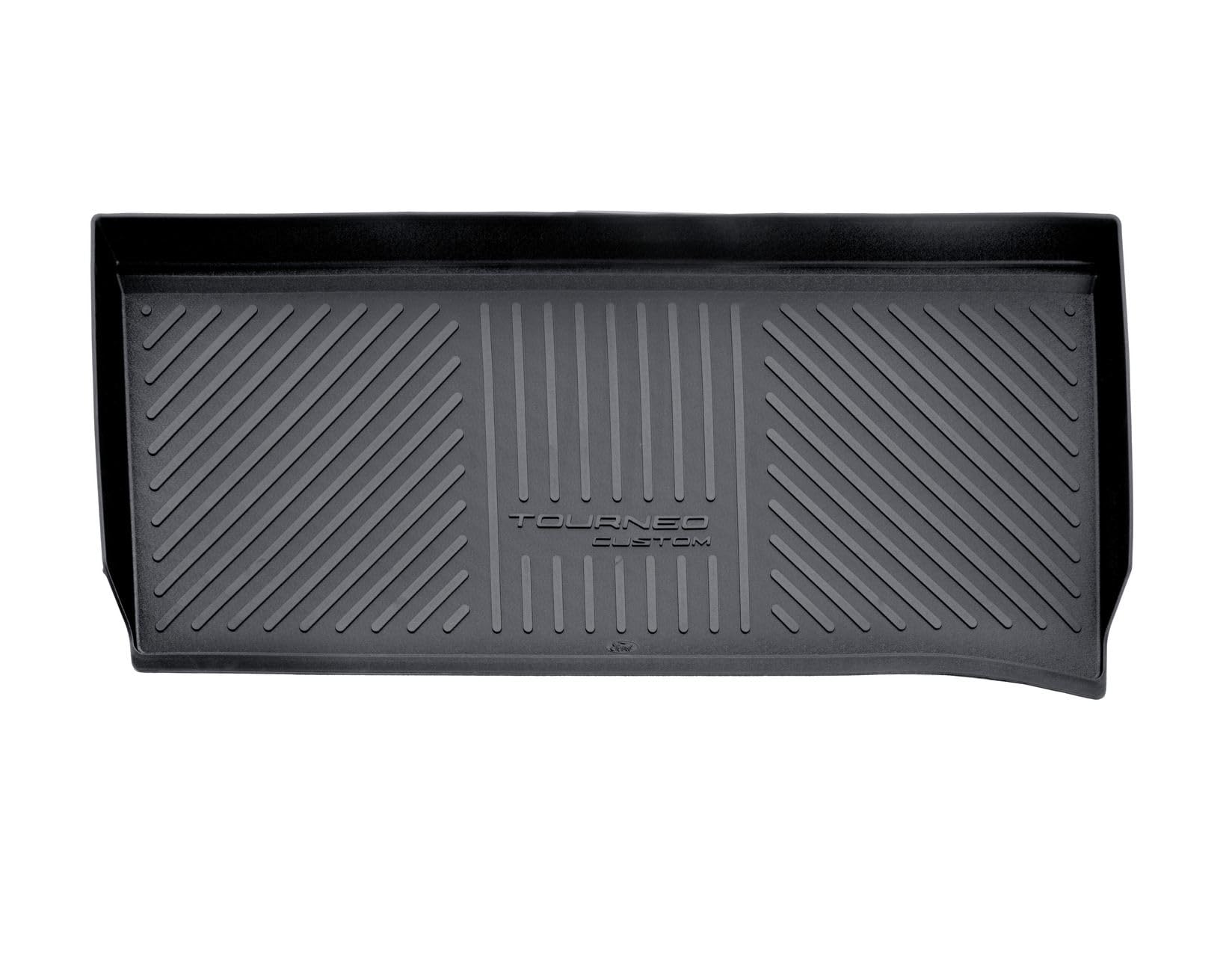 Original Ford Transit/Tourneo Custom 2018-Aktuell Gepäckraumwanne, Schwarz, mit Tourneo Custom Logo