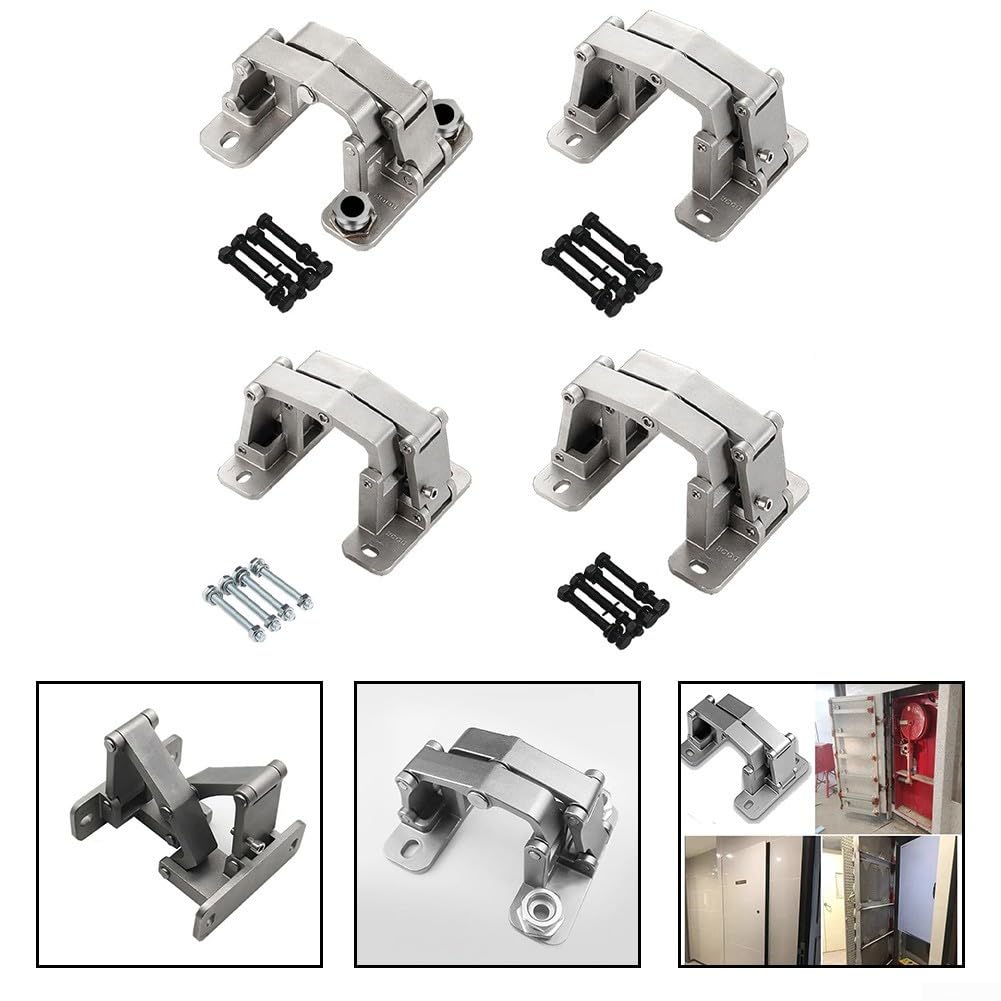 Cerniere per porte in pietra in acciaio inossidabile, angolo di 180 gradi, resistenti per porte antincendio con capacità di carico 50-200 kg (50 kg)