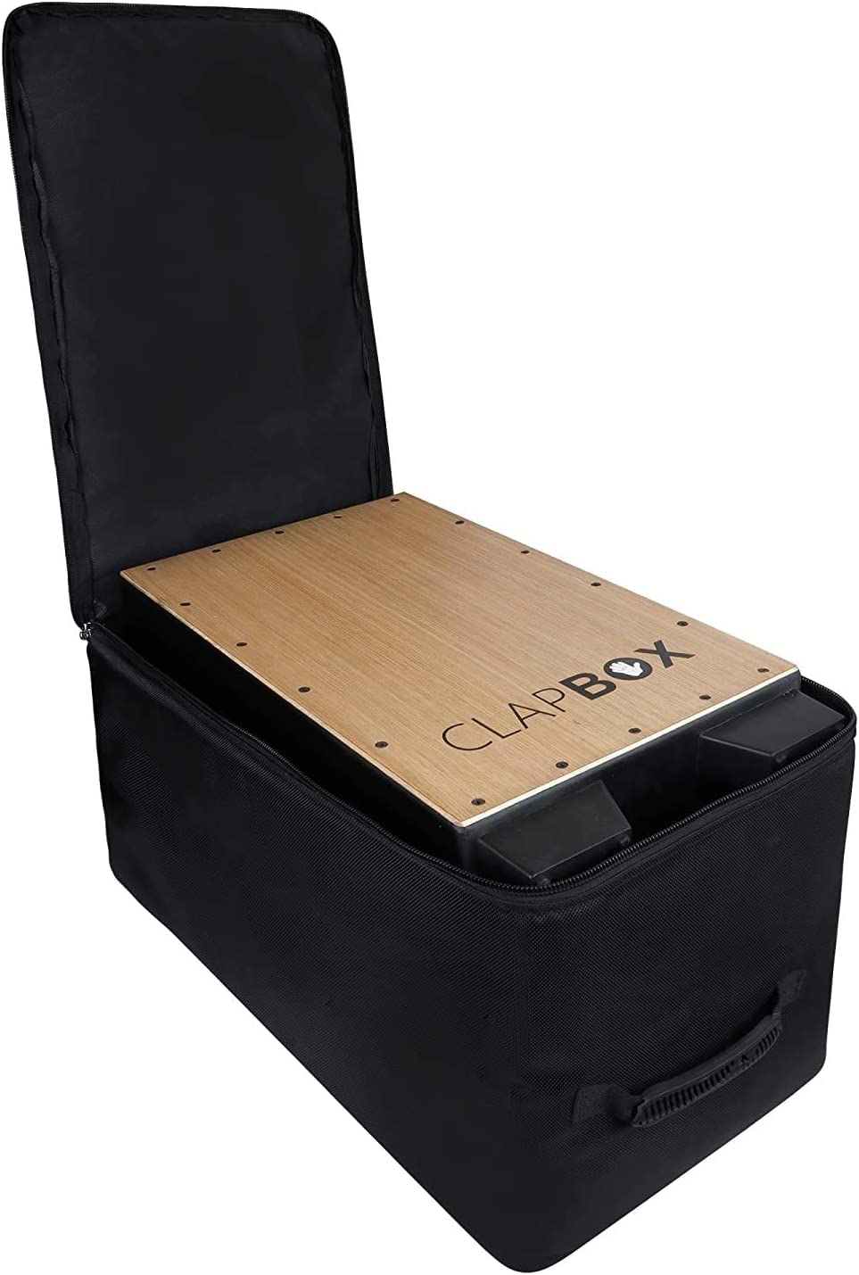 Glow Wings All Cajon bag Cajon Bag Padded Waterproof Fabric With Carry Handle and Shoulder Straps Cajon Bag (Black) - Image 2 thumbnail