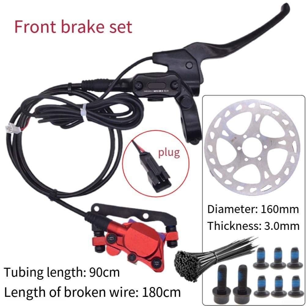 Frein Hydraulique à Disque Pour Scooter Électrique RMotor – Jeu Avant/Arrière, Installation Facile, Puissance Maximale