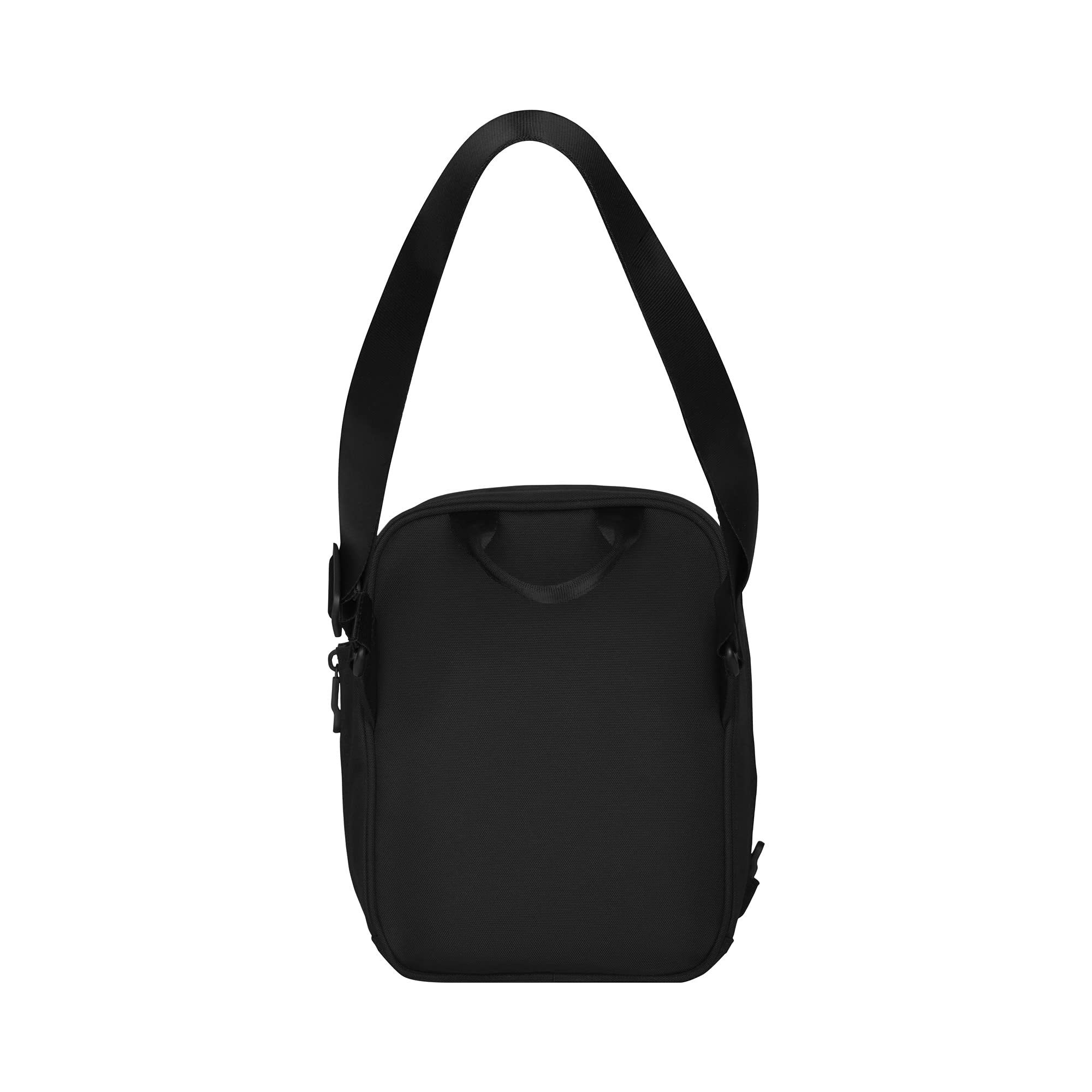 Victorinox TA 5.0 Vertical Travel Companion, bolso bandolera de viaje con compartimento para tableta, protección RFID, 27 x 10 x 21 cm, negro