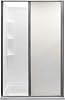 Camper Comfort RV Retractable Rolling Shower Doors | 4 Sizes - 2 Color Options | Replacement Shower Door | Woven Mesh Vinyl (36W x 57H, Platinum)