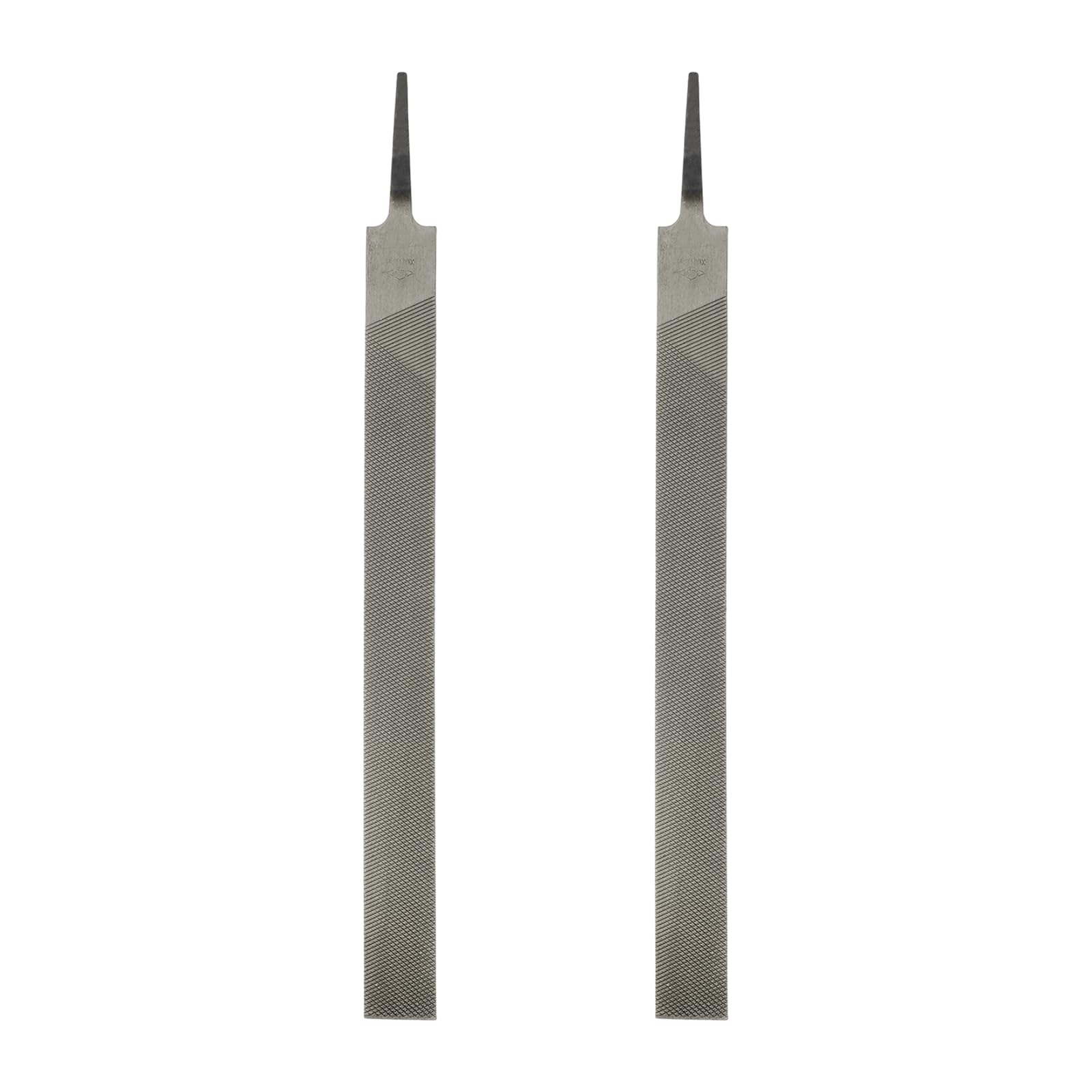 sourcing map 2pcs Flat Coarse Cut File 14" Double Cut Teeth High Carbon Steel Hand Rasp File Without Handle for Metal Wood Deburring Removing