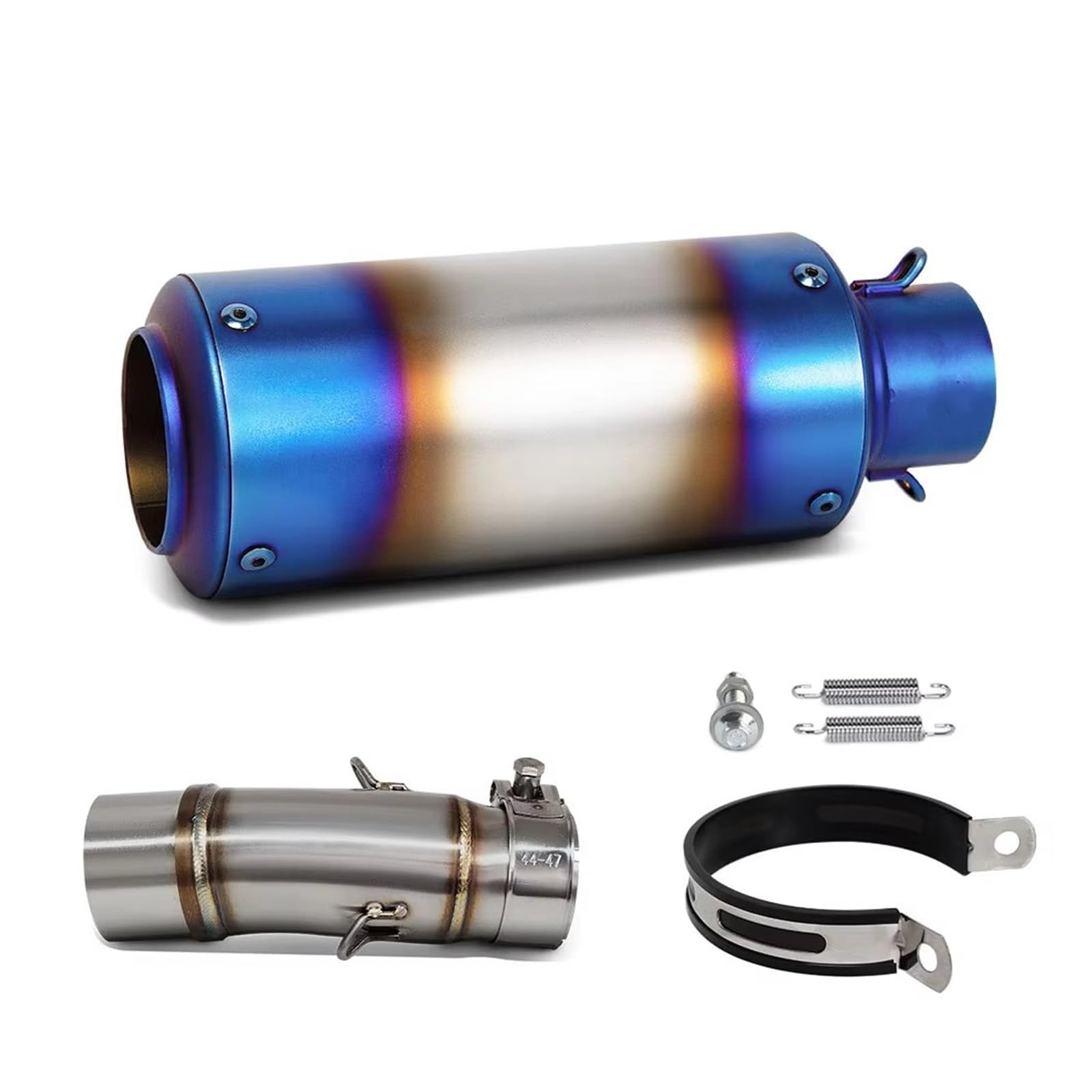 silencioso escape moto Para Kawasaki Para Ninja 400 Para Z400 | Silenciador de tubo medio deslizante para motocicleta Ninja 500 Z500(C)
