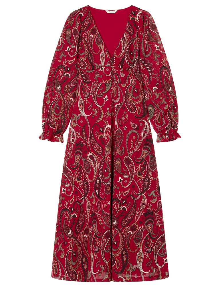 Springfield Women's Red Standard Casual Dress For M