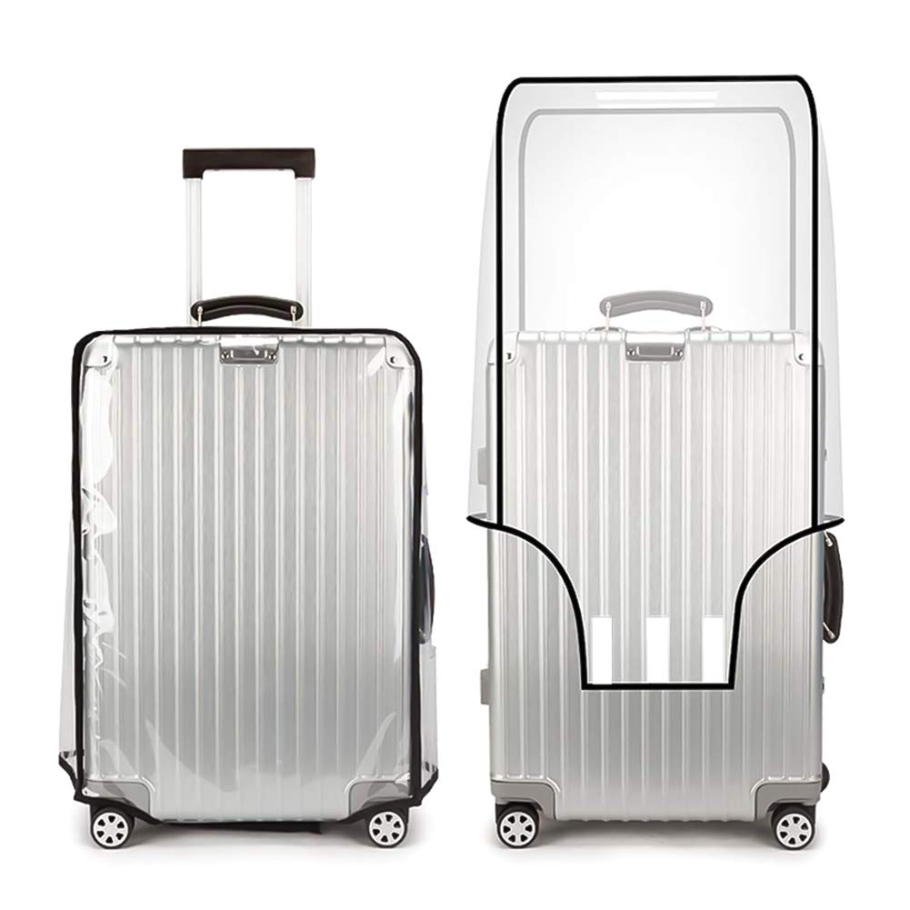 clear suitcase