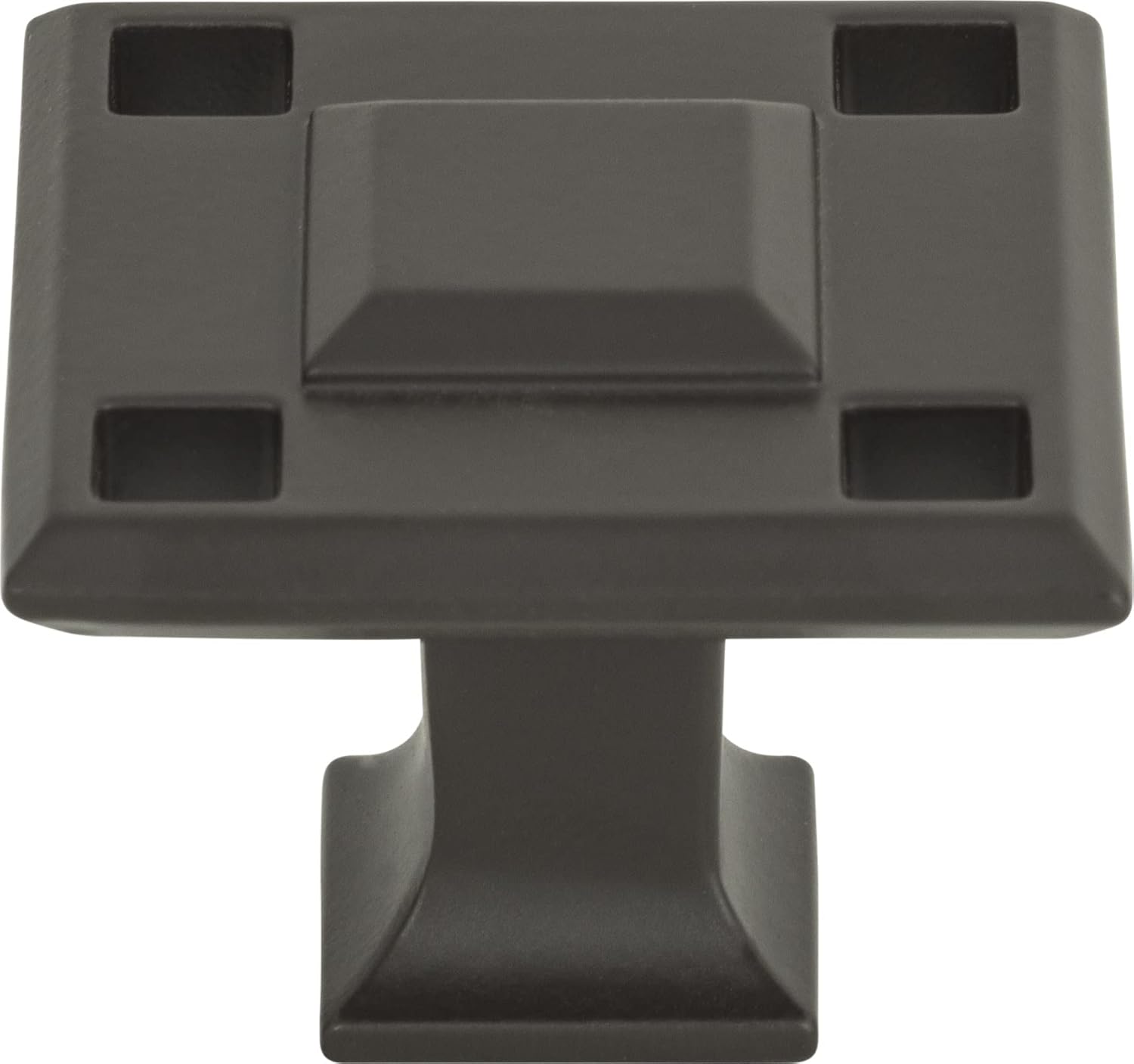 Atlas Homewares 4007-O 1-1/3-Inch Craftsman Corner Modern Craftsman Knob, Aged Bronze