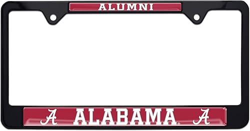 Miniatura 6 de Marco de matrícula negro Alabama Crimson Tide