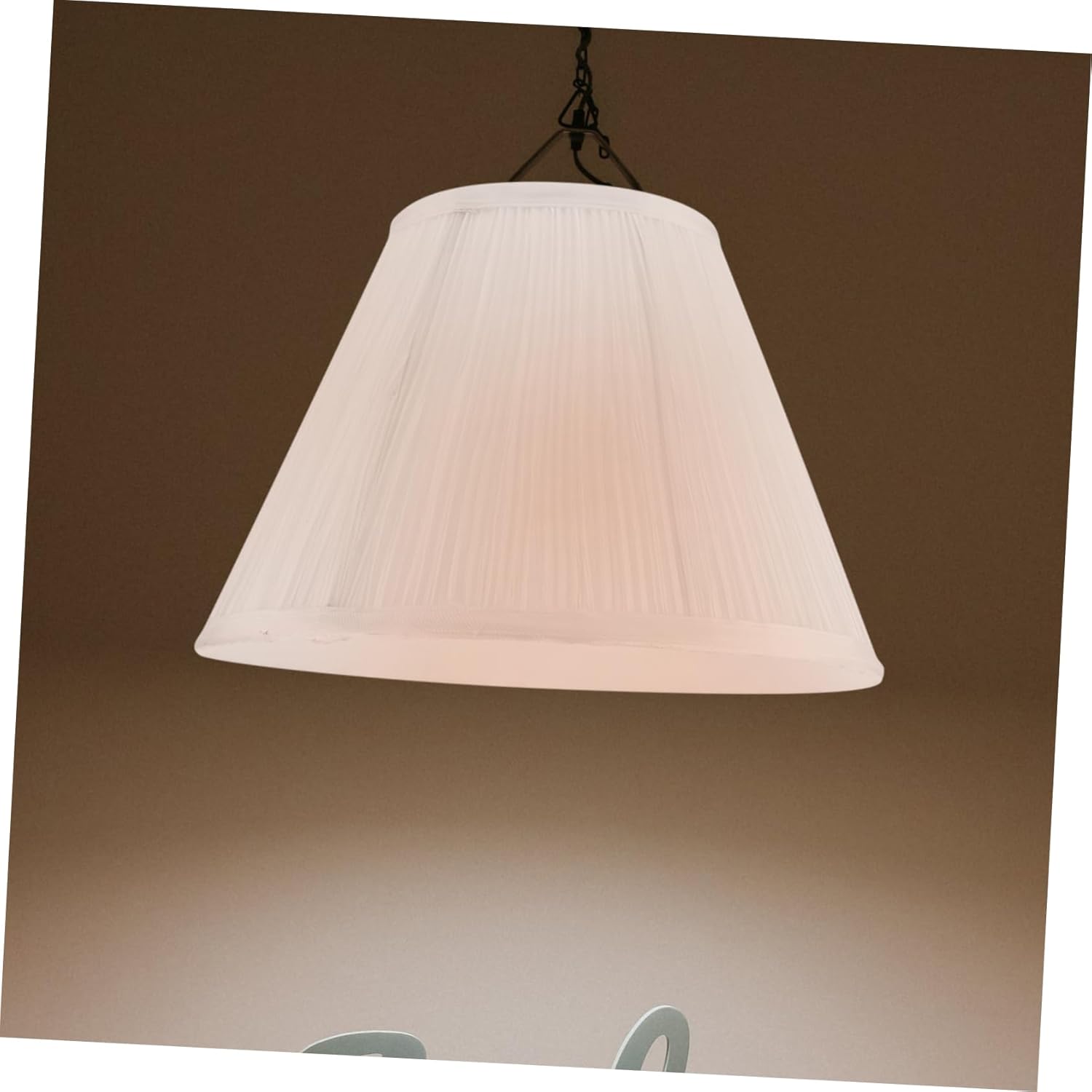 Uonlytech Pleated Cloth Lampshade Chic Light Cover for Table Floor Wall Lamps Stylish Design Eye-friendly Easy to Use Versatile Home Decor