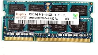 ذاكرة الوصول العشوائي للكمبيوتر المحمول 4 جيجا بايت PC3-10600 DDR3 1333 ميجا هرتز HMT351S6CFR8C-H9،