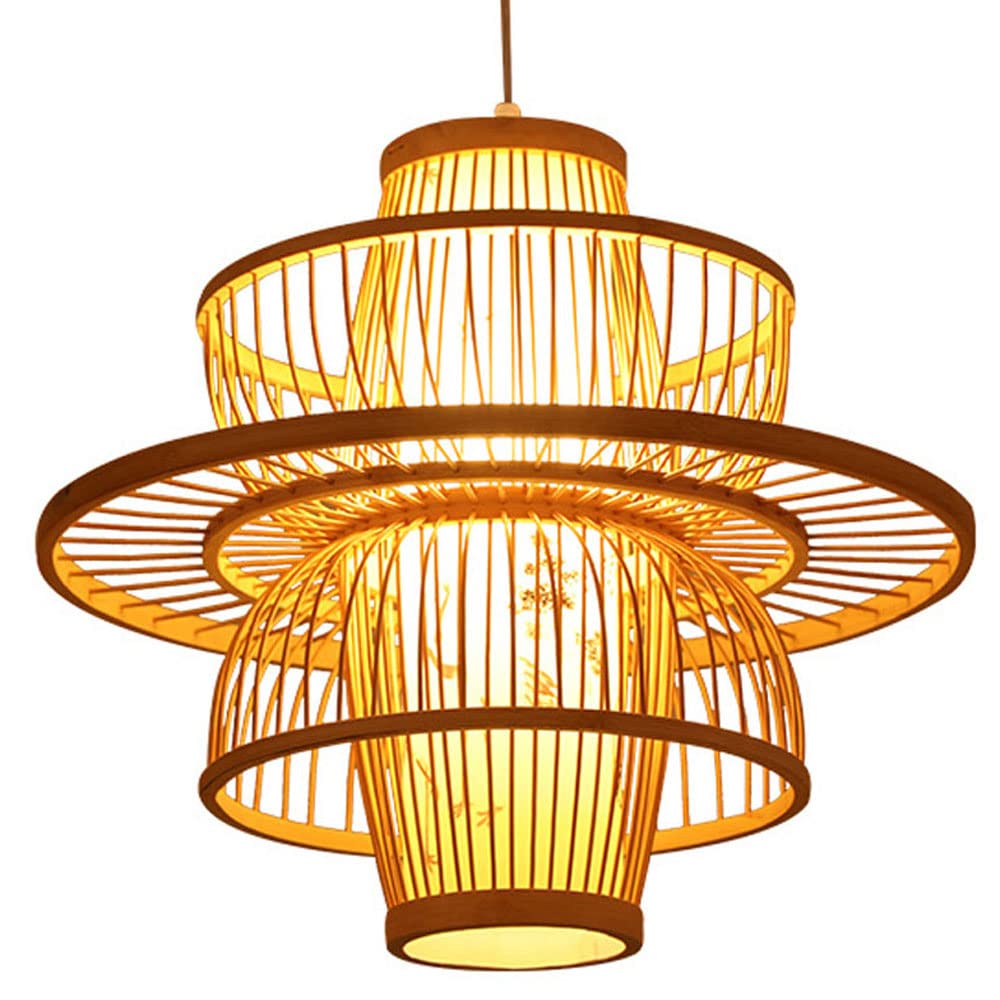 Nowoczesna Ręcznie Robiona Lampa Wisząca Z Bambusa Editor, Nordic Odchudzanie B&B ŻYRANDOL OPRAWA, Creative Single Head E27 Base Lighting Lantern, Do Sypialni, Gabinetu, Biura