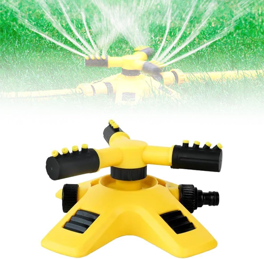Arroseur de jardin réglable avec jet rotatif 360 pour grande surface de cour