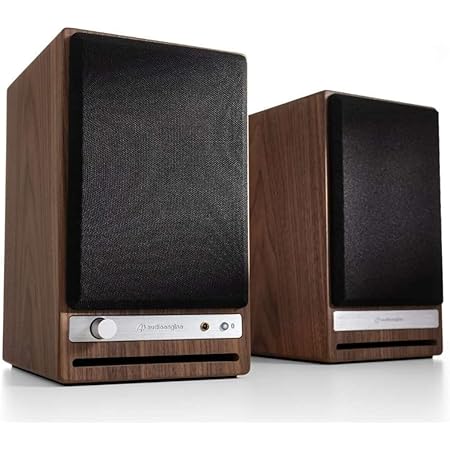 Amazon Co Jp 国内正規品 Audioengine オーディオエンジン Hd4 ワイヤレス パワードスピーカー L Bluetooth Aptx Hd対応 Dacアンプ内蔵 L 有線 無線接続 Aux入力 Usb入力 サブウーファー接続 ウォールナット 家電 カメラ