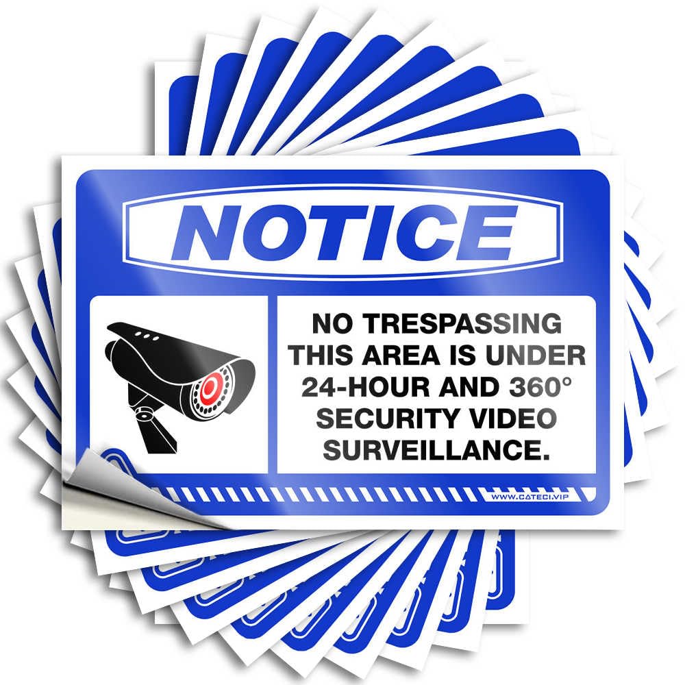Bar Man Cave Decor Tattoo - Books Man Door Notice No Trespassing This Area is Under 24-Hour(6X9CM)