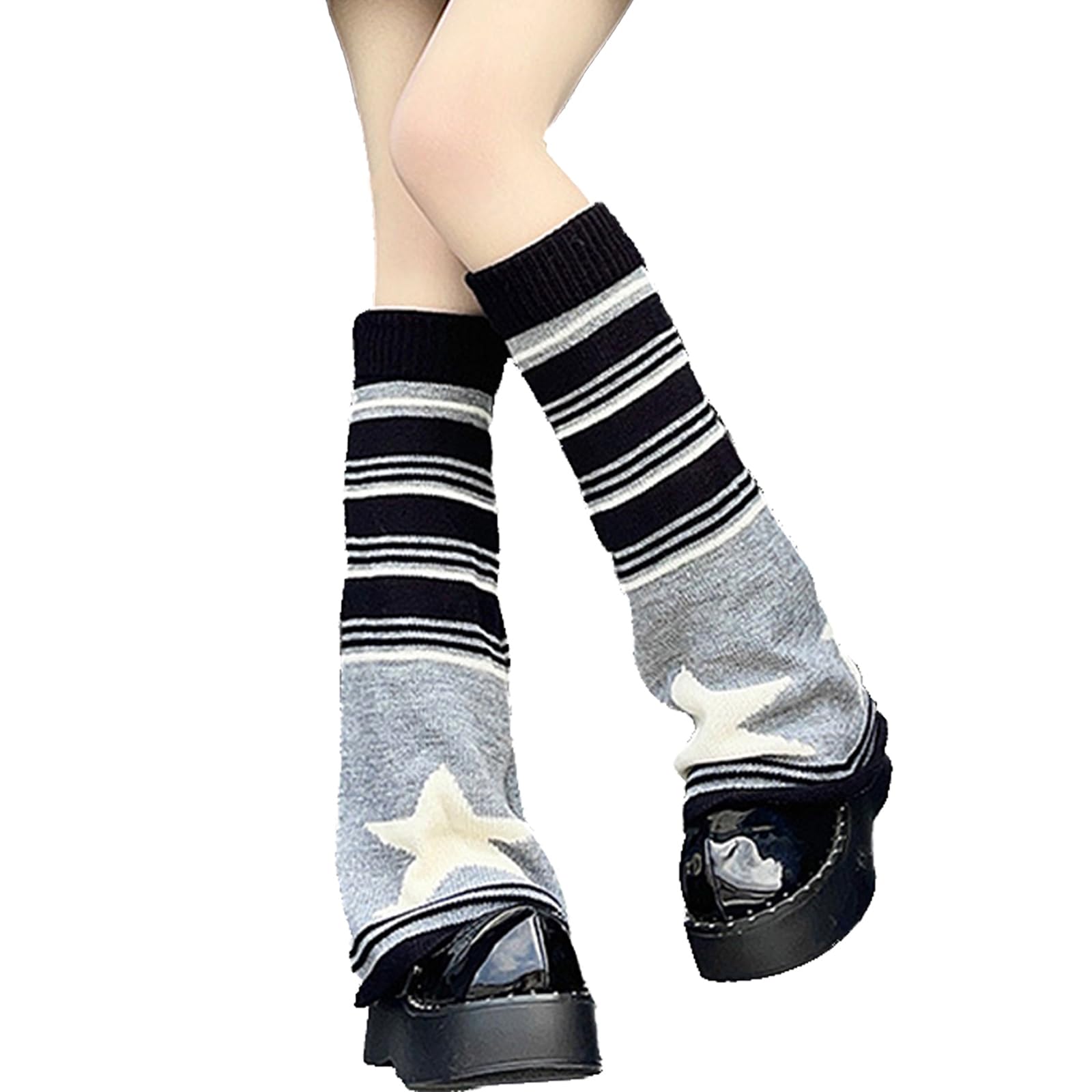 Sexybody Women's Leg Warmers Fashion Knit Warmers Long Socks Cute Y2K Kawaii Japanese Lolita Harajuku Accessories for Girls