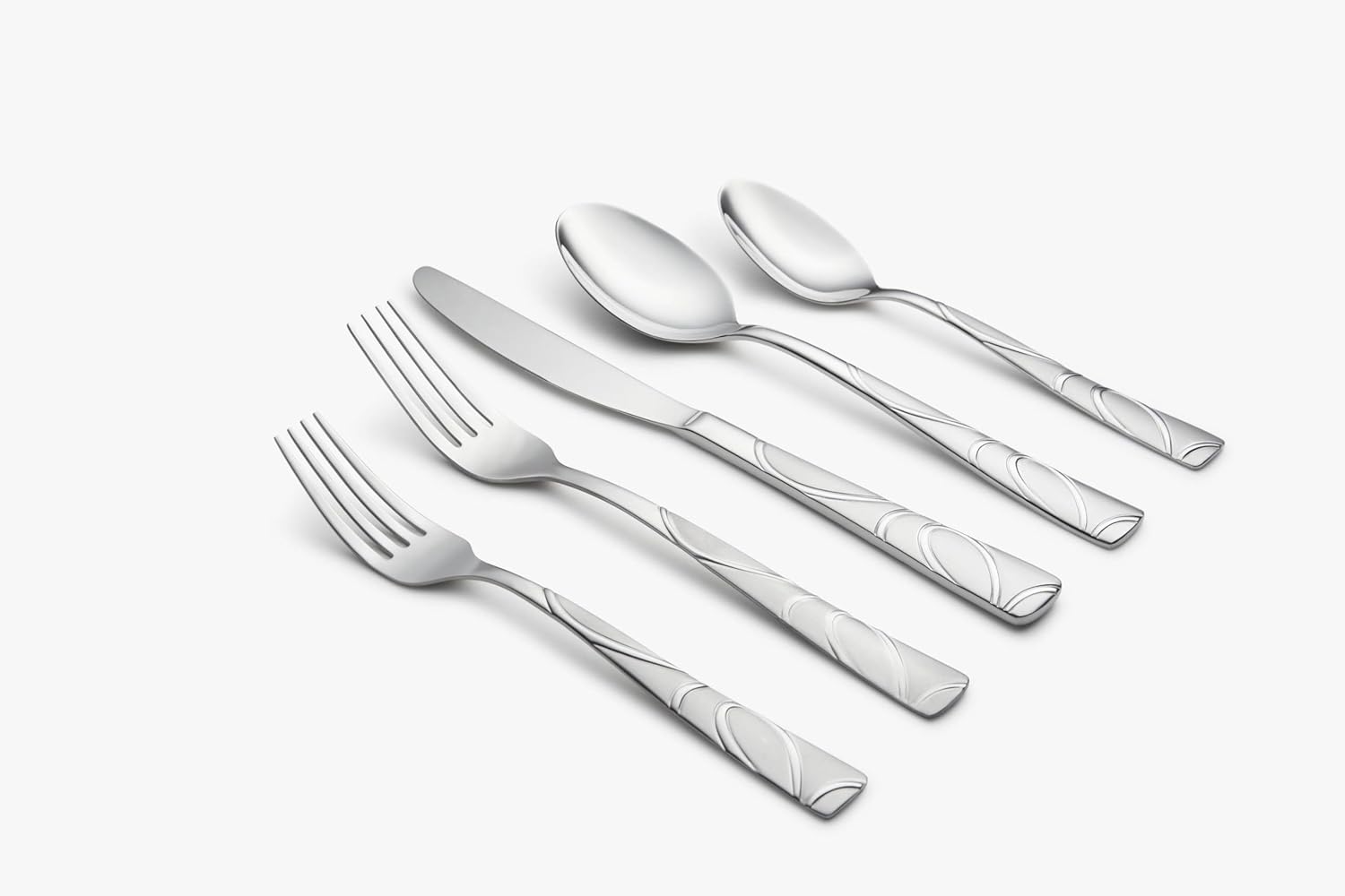 Cambridge 420620CBW12 Sasha Sand 20-Piece Flatware Set