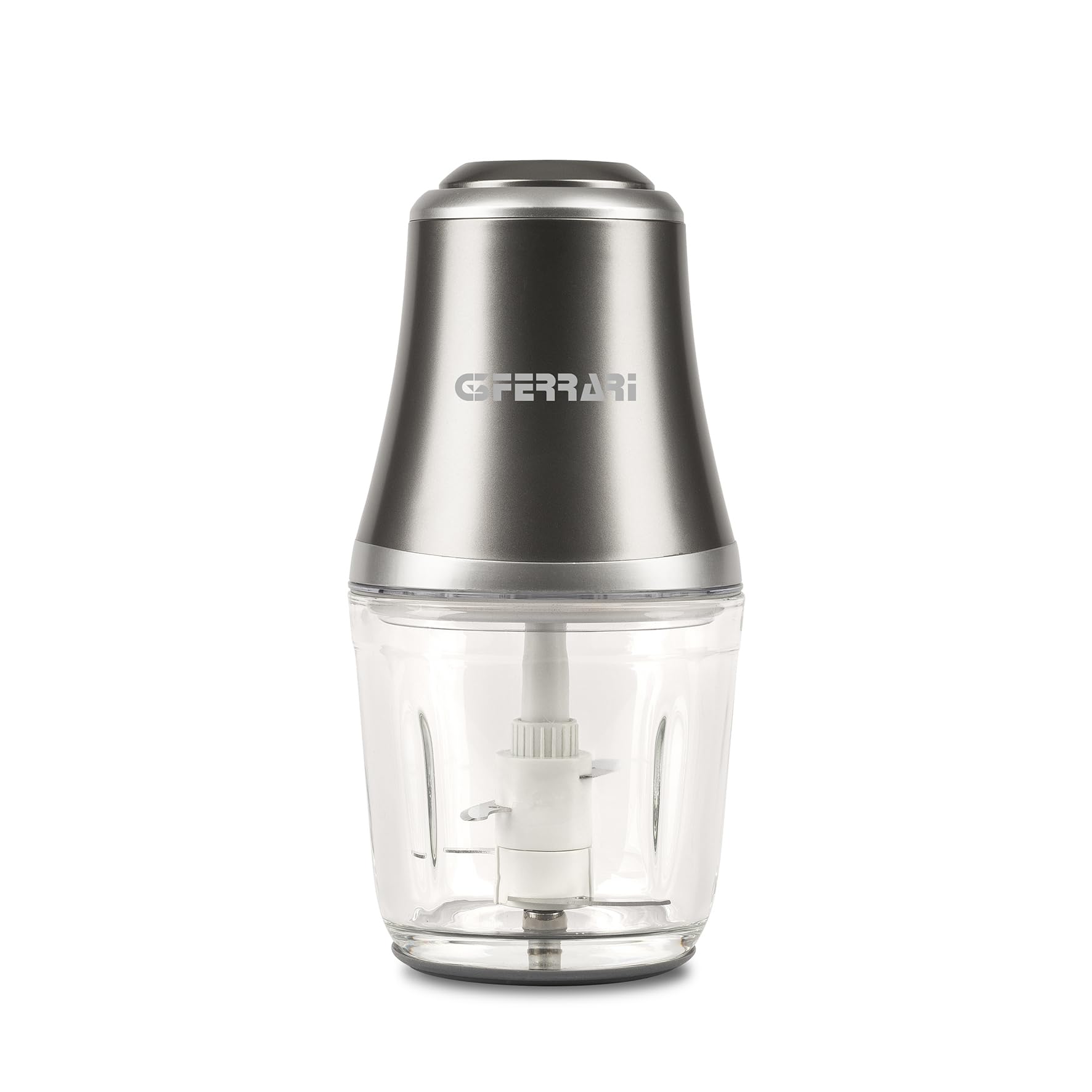 G3 Ferrari G20163 Tritatutto Vetromix, 500W, Bicchiere in Vetro 500 ml; 4 Lame INOX, Funzionamento Pulse, Base Antiscivolo in Silicone, Completamente Smontabile, Facile da Pulire, Silenzioso