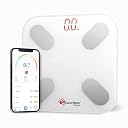 PowerMax Fitness® BCA-150 Smart Bluetooth Body Fat Scale - Smart BMI Digital Bathroom Wireless Weight Scale & Body Composition Analyser with Smartphone App gallery image