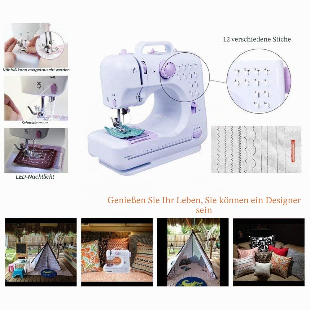 12-Stich-Multifunktionsnähmaschine, Haushaltsnähmaschine