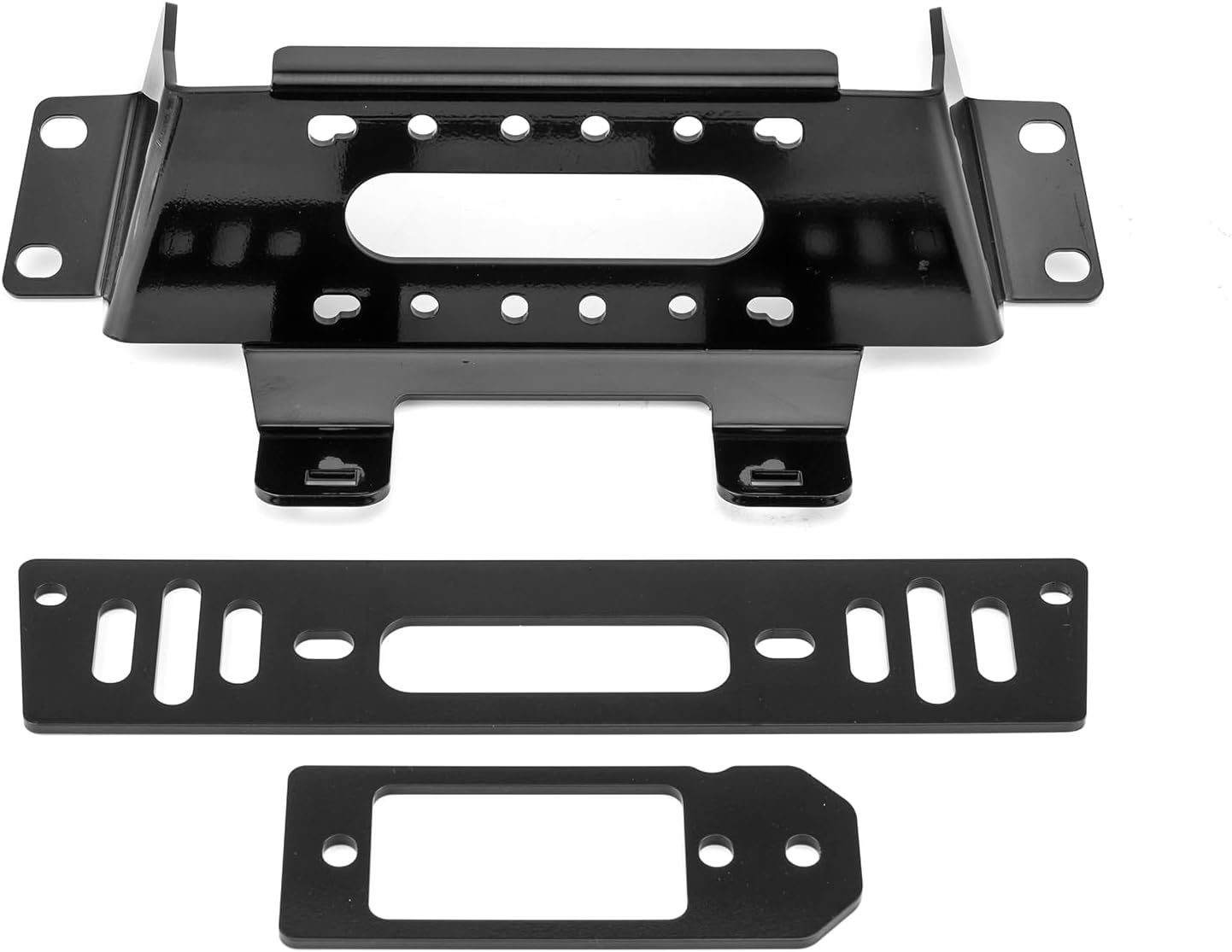 WeiSen Winch Mount Bracket Plate Compatible with Polaris Ranger 400 500 570 800 900 ETX EV MidSize / Fullsize 2009-2025