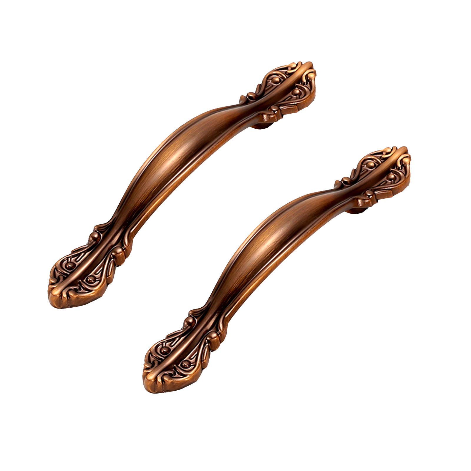 STNYANXD Antique Cabinet Drawer Handles 2pcs, for Kitchen Bathroom Bedroom Cabinet Door, Zinc Alloy Drawer Pulls Country Style(Hole Distance:64mm)