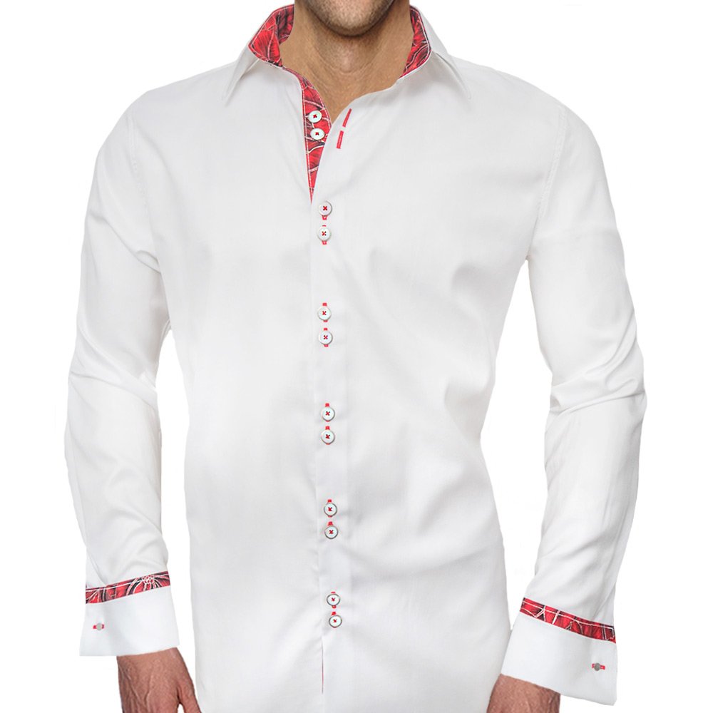Mens Christmas Accent Dress Shirts - Made in The USA