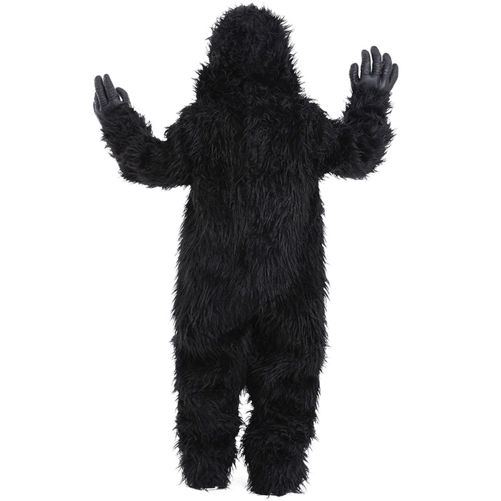 Costume da Gorilla di Halloween, Cosplay Animale Realistico per la Festa di Compleanno in Maschera, L dai 12 ai 14 Anni