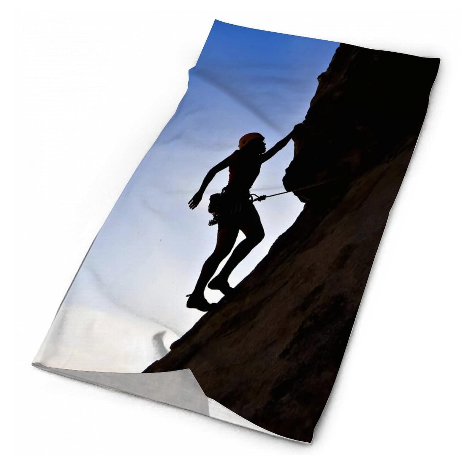 Scarf Mask Outdoor Extreme Sports Rock Climbing Head Scarf for Adult Face Coverings for Men Gaiter Mask Gator Mask Headwear Bandana Head Wrap Face Scarf for Sports One Size