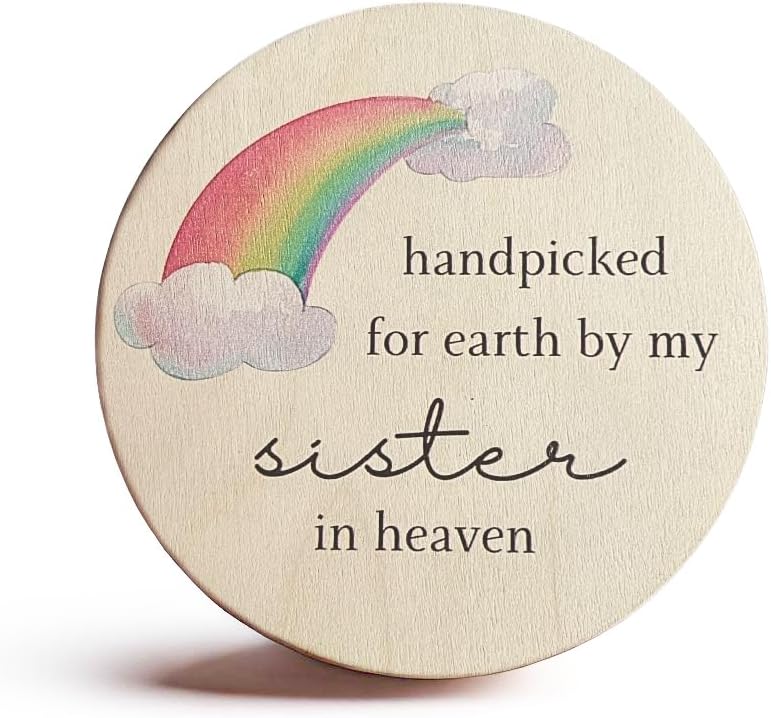 Amazon.com: Handpicked By My Sister in Heaven Pregnancy Announcement ...