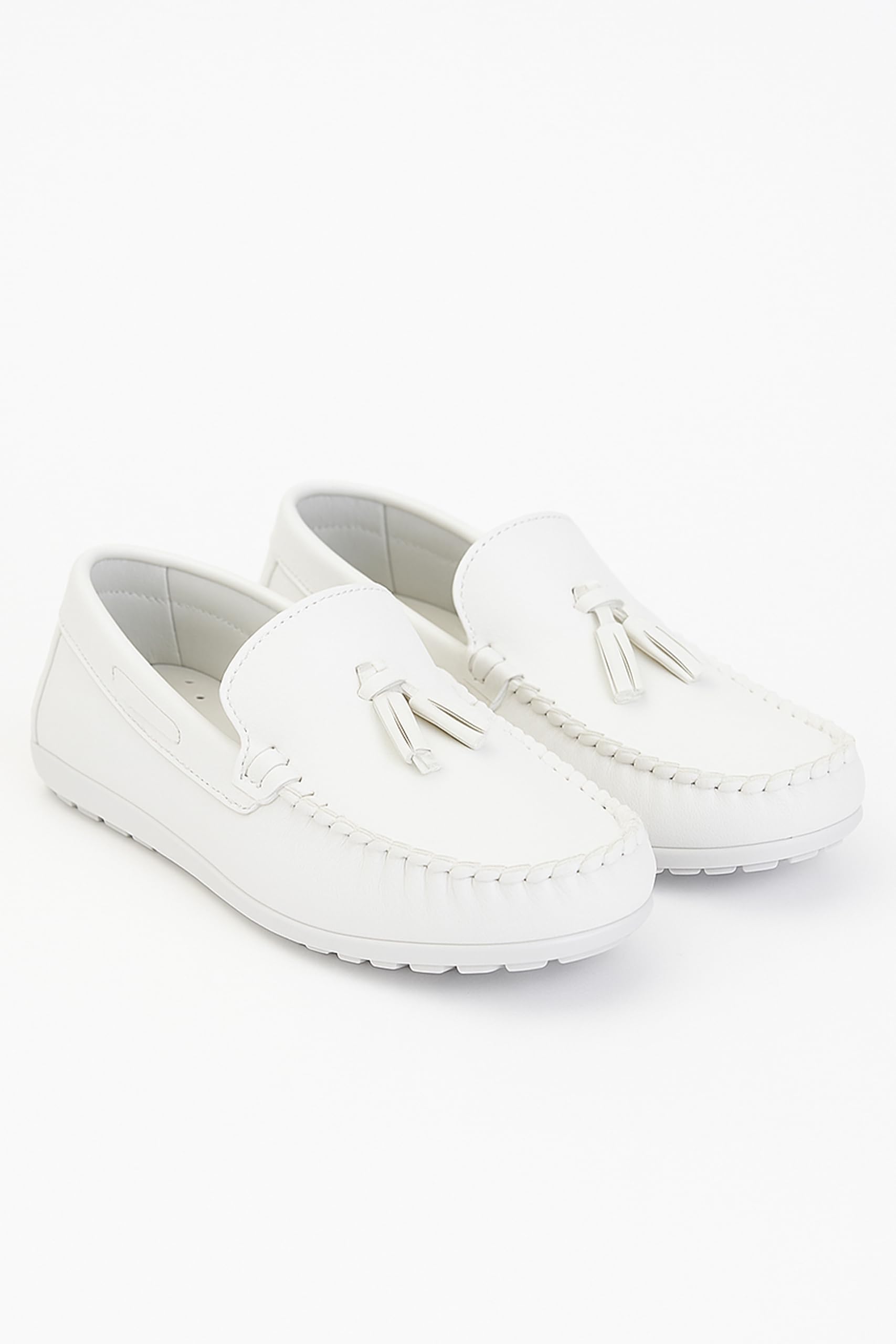 Mocassins à Pampilles en Simili Cuir pour garçons – Mocassins Plats Classiques pour Mariage, Communion et Tenue décontractée