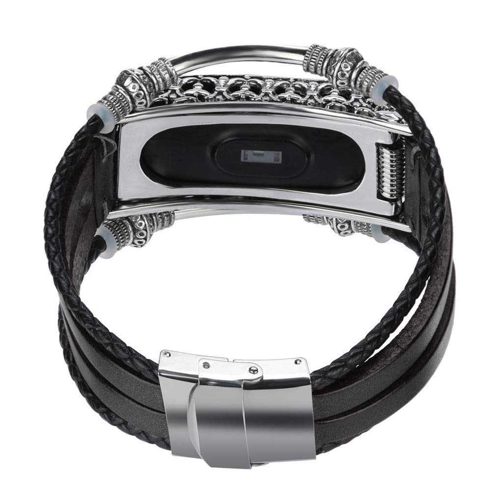 BDIG Bracelet Pour Xiaomi Mi Band 5 / Mi Band 4/3, Sangles De Remplacement Bracelet De Remplacement En Silicone Accessoires Brassard De Remplacement Extensible Compatible Avec Mi Band 4/5